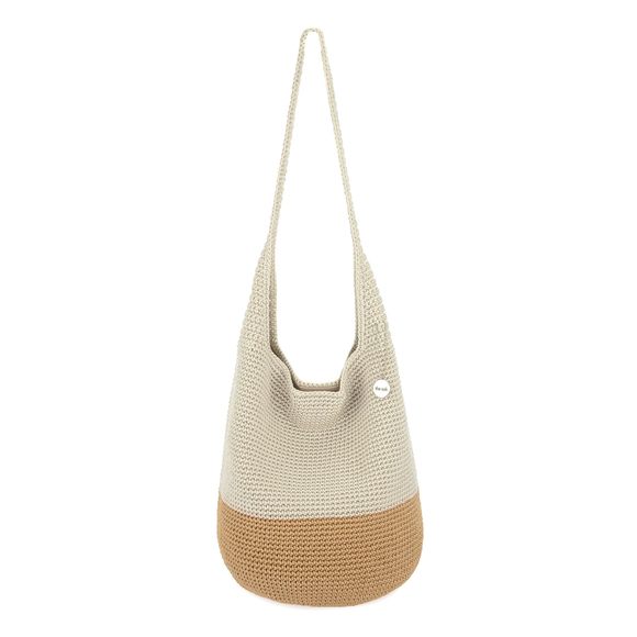 120 Hobo Bag In Crochet - Large Purse & Shoulder Bag Everyday V -_- - Picture 1 of 7